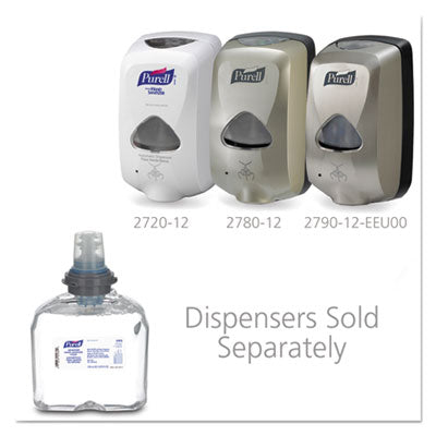 Purell 5392-02 Advanced TFX Refill Instant Foam Hand Sanitizer, 1,200 mL, Unscented, 2/Caton