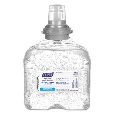 Purell Goj5456 Advanced TFX Refill Instant Gel Hand Sanitizer, 1,200 mL