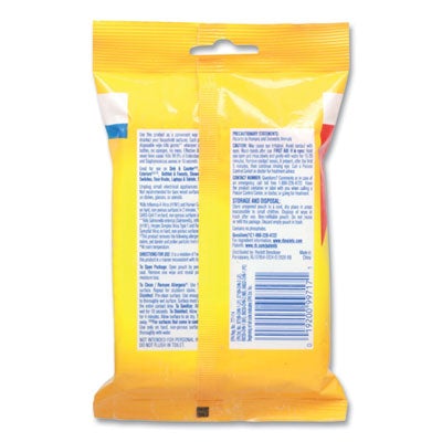 Lysol Disinfecting Wipes Flatpacks, 15 Wipes/Flat Pack, 48 Flat Packs/Carton